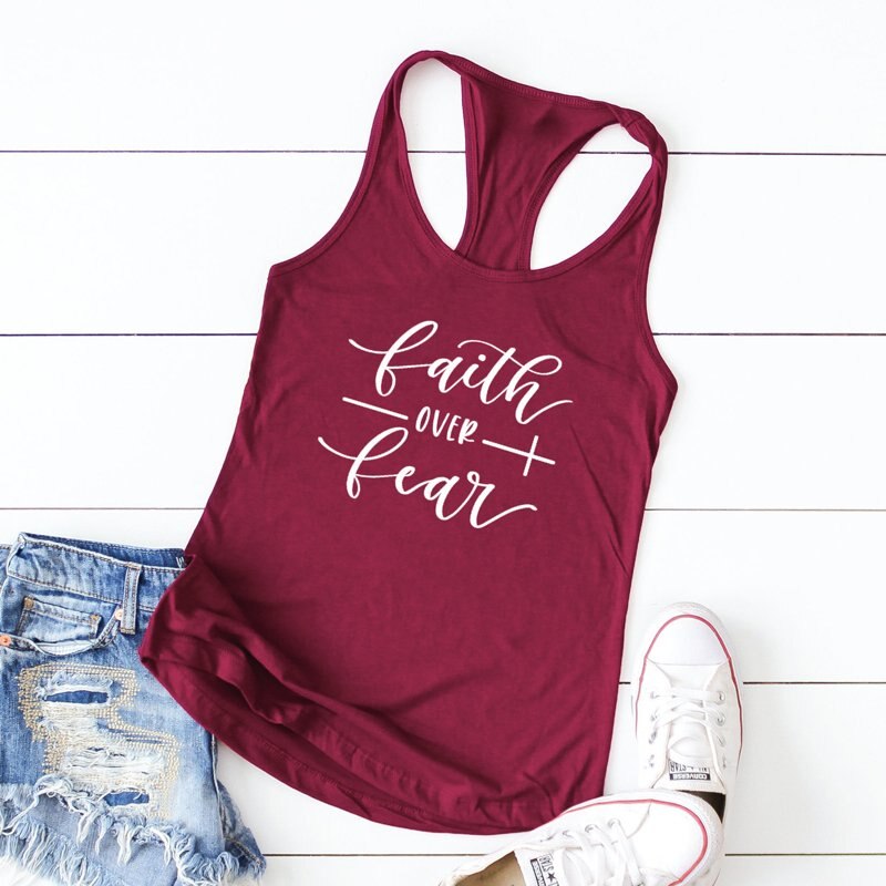 Faithfully Fearless Loose Fit Tank