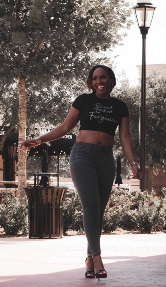 Flawed But Faithful Crop Tee