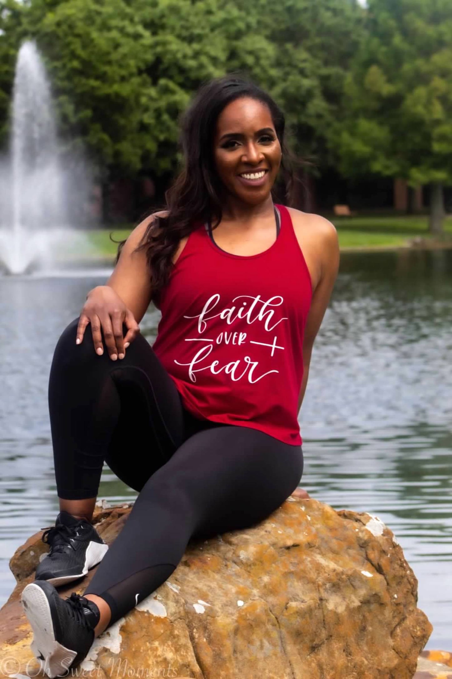 Faithfully Fearless Loose Fit Tank