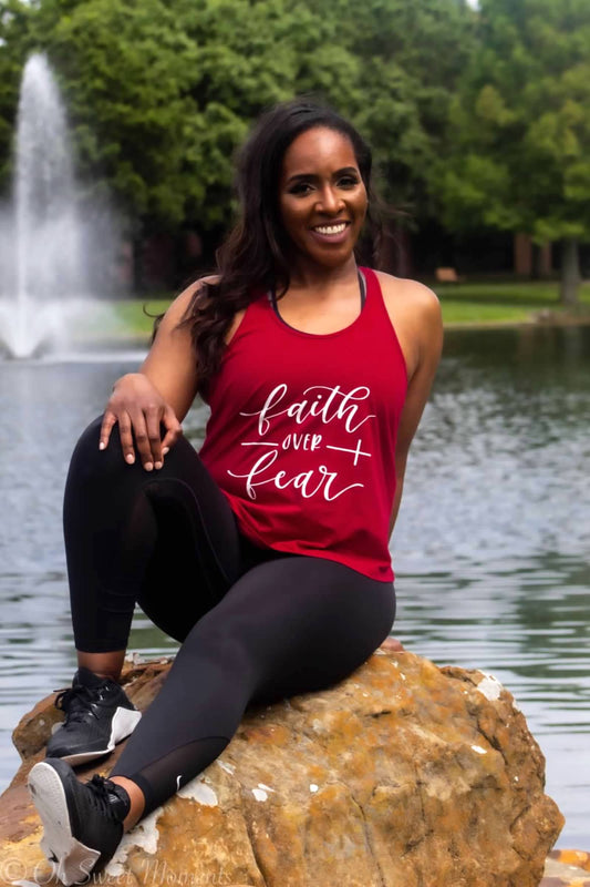 Faithfully Fearless Loose Fit Tank