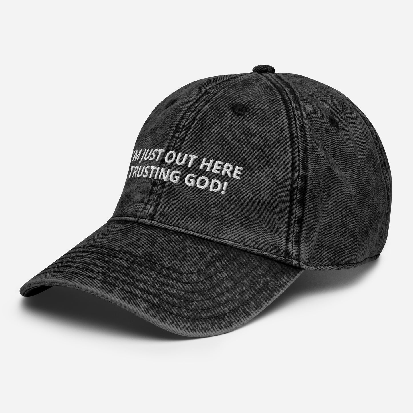 Trusting God Vintage Cotton Twill Cap