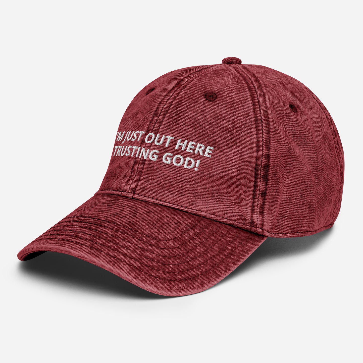 Trusting God Vintage Cotton Twill Cap