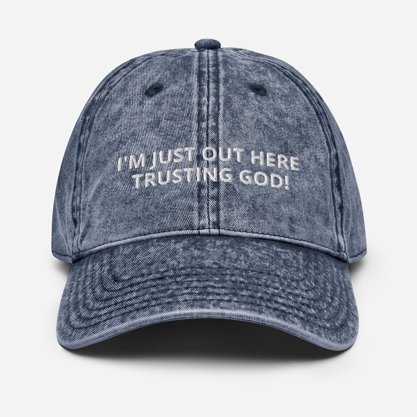 Trusting God Vintage Cotton Twill Cap