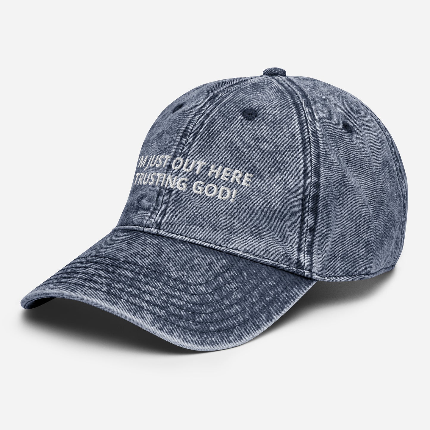 Trusting God Vintage Cotton Twill Cap