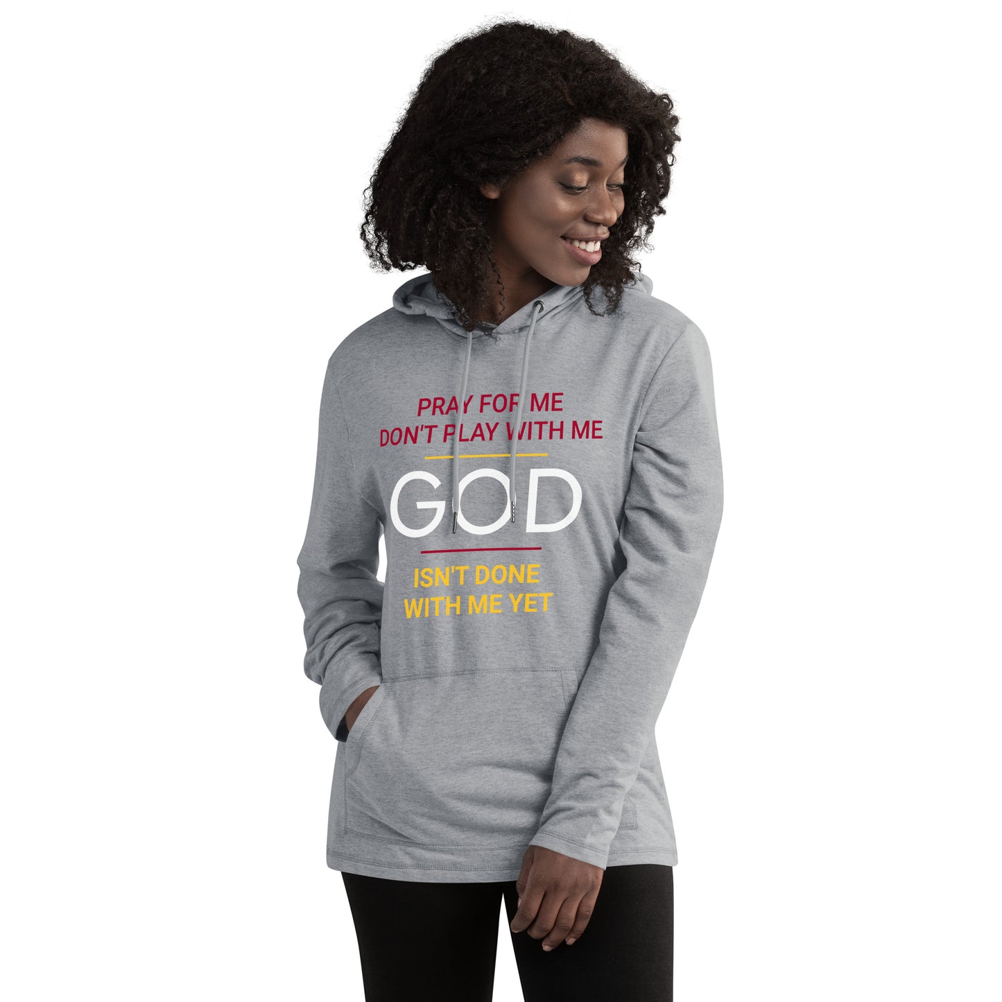 Keep Working on Me Unisex Lightweight Hoodie