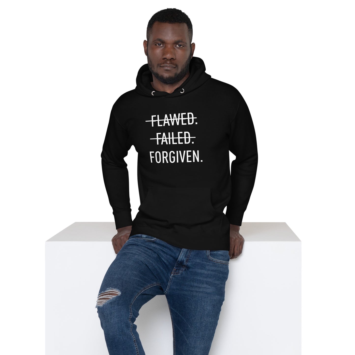 Flawed but Faithful Men's Hoodie