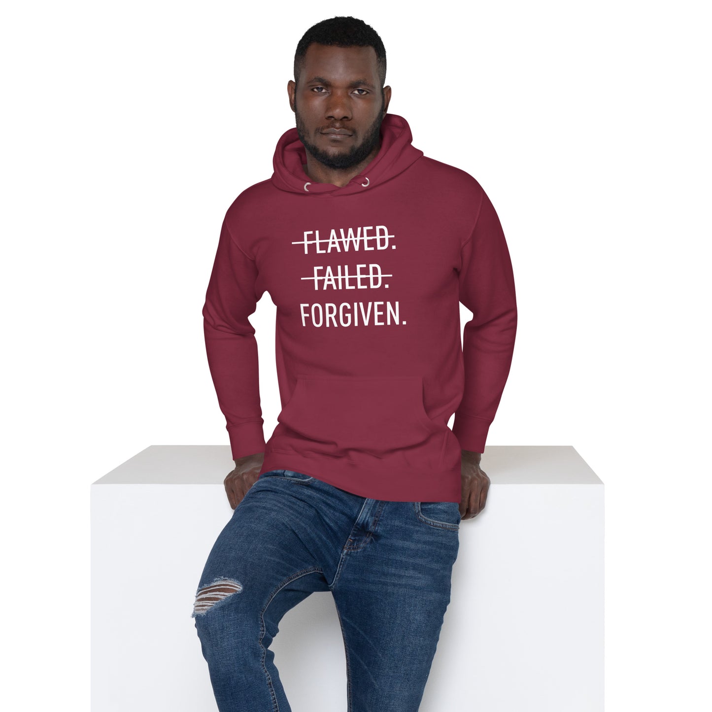 Flawed but Faithful Men's Hoodie