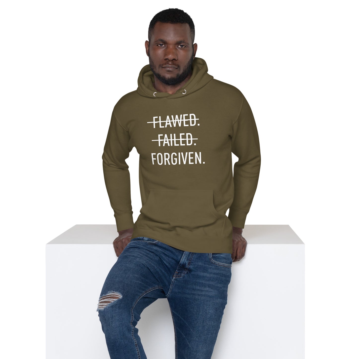Flawed but Faithful Men's Hoodie